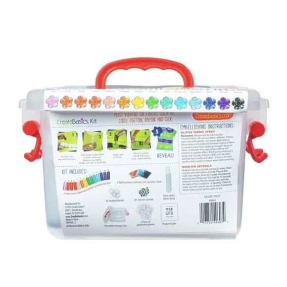 NEW Create Basics 101 pc Tie Dye Party Tub Kit - Picture 6 of 6